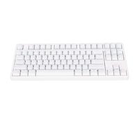 Xiuganpo Teclado Mecánico para Juegos, Elegante, Ergonómico, 87 Teclas, Sublimación de Tinte, para Oficina de Juegos, Material ABS (White)