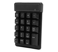Xiuganpo Teclado Numérico Silencioso Portátil USB para Contabilidad de Hojas de Cálculo con 19 Teclas Negro para Sistemas Operativos, ABS