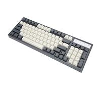 Xiuganpo Teclado para Juegos RGB LED Retroiluminación Teclado de Membrana USB para PC de Escritorio, Ergonómico de 96 Teclas para Trabajo de Oficina