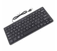 Xiuganpo Teclado USB, Práctico Teclado Portátil con Cable para Portátil, Portátil y Hogar
