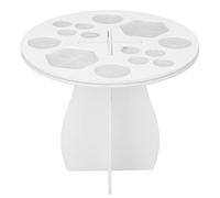 Xiuganpo Tendedero para Brochas de Maquillaje, Diseño Multifuncional de 14 Orificios para un Uso Conveniente y Fácil Secado Después del Lavado, Soporte Portátil para Brochas de Maquillaje de