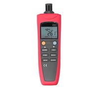 Xiuganpo Termómetro Digital Higrómetro UT331+ Monitor Registrador de Datos de Temperatura y Humedad, Exportación de Software para PC USB, Medidor de Bulbo Húmedo de Punto de Rocío, ABS para Uso