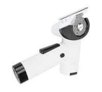 Xiuganpo Tijeras Eléctricas Inalámbricas con Pantalla LED y Luz, Cortador de Cajas de Cartón, Cortador de Tela Recargable con Corte de Cuero y Plástico, Ideal para Manualidades Costura (WHITE)