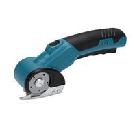 Xiuganpo Tijeras Eléctricas Inalámbricas, Recargable 320RPM Alto Torque 6mm Capacidad de Corte Cortador de Tela, Cortador de Cartón con Luz LED para Coser Papel Artesanía Hogar