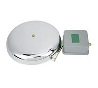 Xiuganpo Timbre eléctrico: Timbre Escolar de Acero Inoxidable que No Produce Chispas, 250 Mm CA 220 V, Sonido Duradero y Potente para Aulas
