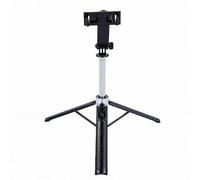 Xiuganpo Trípode de Viaje para Selfie Stick, Trípode Extensible para Teléfono Celular con Control Remoto Bluetooth, Ajuste de Versátil, para Teléfono de Viaje para