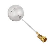 Xiuganpo Válvula de Bola Flotante de Latón con Sensor de Agua de Acero Inoxidable DN25 G1 para Interruptor de Nivel Magnético y Mediciones de Nivel de Líquido
