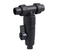 Xiuganpo Válvula de de Agua para Acuario, Válvula de Control de Flujo de Agua Estable de 3 Vías, Conector Cambiador de para Tanque de Peces para Cambios de Fáciles, Todo Tipo de Acuarios, Negro