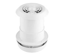 Xiuganpo Ventilador RV de 12V, Potente y Silencioso, Aire de Techo de Escape Apto para Ventilación para, Autocaravana, Remolque, ABS, Blanco, 1 Unidad