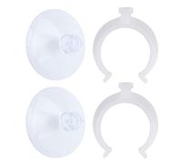 Xiuganpo Ventosa para Pecera, Potente Clips de Ventosa Fijos para Acuario para una Fácil Instalación, Adecuado para Entusiastas del Acuario, Plástico (Puede Sujetar 34-45 mm)