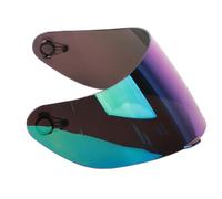Xiuganpo Visera para Casco, Protección Antiexplosión UV400 Lente de Casco de Material de PC Liviano, Visera de Repuesto con Múltiples Opciones de Recubrimiento para Cascos AGV K5 K3SV (COLORFUL)