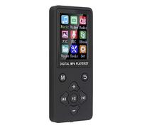 Xiuganpo Xiuganpo Reproductor de Música MP4 Soporte de Cuerpo Mate Elegante Tarjeta de Memoria 32G para Entusiastas de la Música, Botones Antideslizantes en Forma de Cruz, 5 Pulgadas, para Viajeros