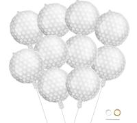 Xiuhusha Globos de golf, 20 unidades de 18 pulgadas, decoraciones de fiesta de golf, globos de aluminio de Mylar, globos deportivos, decoraciones de golf, decoraciones de cumpleaños para decoraciones