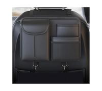 XIUKANGNB Organizador Respaldo Asiento Coche para KIA Sportage/Stonic/XCeed, Cuero PU Asiento Trasero Organizadores Almacenamiento Bolsa Protector Accesorios,A/Black