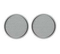 XIULANJIAYOU Posavasos para Coche para BMW X1 X2 X3 X4 X5 X6 X7, Antideslizantes Portavasos Almohadilla Goma Consola Central Soporte Vasos Interior Accesorios,B/Grey