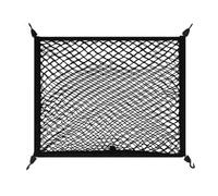 XIULANJIAYOU Red Maletero de Coche para VW T-Cross Tcross 2018-2023, Elástica Red Almacenamiento Organizador Carga Malla Fija Equipaje Interior Accesorios, B/Double-Layer Flat net-A/60x40