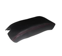 XIULANJIAYOU Reposabrazos Coche para Ford F150 2009-2014, Almohadilla Consola Central de Cuero PU Apoyabrazos Funda Cojín Protector,Red Line