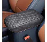 XIULANJIAYOU Reposabrazos Coche para Ford Maverick 2022, Almohadilla Consola Central de Cuero PU Apoyabrazos Funda Cojín Protector,Red Line