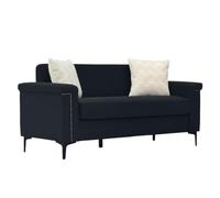 Xiulideni UN sofá de diseño elegante: hecho de tela de lino de alta calidad, con un marco de madera maciza y patas de metal, ofrece comodidad perfecta para la vida moderna.