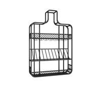 xiuling4568 Botellero Original Bar Enfriador de Vino Colgante de Pared Creativo café Estante de Pared estantes de Vino de Estilo Industrial Titular de la Botella de Vino(Pequeño)