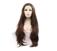xiuling4568 Frauen Haare - Peluca de cabello sintético ondulado de 24 pulgadas para mujer, raya al medio, para fiestas diarias y Halloween, uso diario