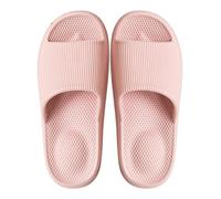 xiuling4568 Hausschuhe - Pantuflas de masaje antideslizantes de EVA para interiores, ligeras, para mujer, zapatos de baño, chausson (rosa, 38-39)