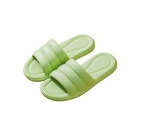 xiuling4568 Hausschuhe - Pantuflas de mujer para mujer, para interiores, hogar, baño, baño, antideslizante, parte inferior suave y gruesa, sandalias para parejas, chausson al aire libre, Green, 40/41