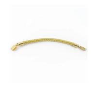 xiuling4568 - Juego de 2 asas de bolsa de piel sintética para mujer, reemplazo de correas, accesorios de bolsa tejidas para hacer usted mismo, correa de bolso de mano de repuesto (oro de 40 cm)