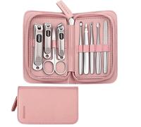 xiuling4568 Juego de cortaúñas for Mujer, alicates Hawkbill, Herramientas de reparación for uñas Grises, Ranura for uñas antisalpicaduras, cortaúñas Especiales(Pink)