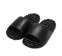 xiuling4568 Pantuflas ahuecadas para interiores, baño cueva, ducha, antideslizante y antigoteo, verano, secado rápido, color negro, 44-45