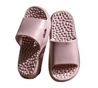 xiuling4568 Zapatillas de Casa con Plataforma Gruesa Moda para Mujer con Masaje Suela Suave EVA Sandalias Verano Chanclas de Playa Antideslizante Chaussons(Pink, 36-37)