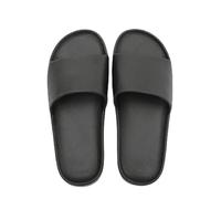 xiuling4568 Zapatos de ducha, pantuflas de ducha para mujeres y hombres, sandalias de piscina, pantuflas de casa, antideslizantes, para interiores, baño, sandalias de playa, chausson (negro, 38/39)