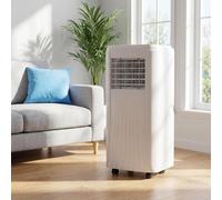 XIUNYIE Aire Acondicionado Portátil 10000 BTU 5-en-1 Ventilador y Deshumidificador con Mando, para Habitaciones Oficinas hasta 45m, Enchufe Tipo G Reino Unido y Adaptad, 9000 Btu, 9000 BTU