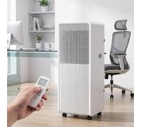 XIUNYIE Aire Acondicionado Portátil 12000 BTU con Mando, Temporizador, Oscilación y Kit para Ventana Completo, para Habitaciones y Oficinas, Sin Instalación de Pared, E, 10000 Btu, 10000 BTU