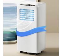 XIUNYIE Aire Acondicionado Portátil con Mando, Temporizador 24H, Modo Sueño, Ventilador Oscilante, Kit de Ventana para Habitación y Oficina, Sin Instalación de Pared. C, Remote Control Model, 2300W