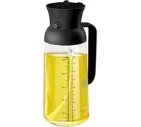 XIUNYIE Dispensadores de Aceite Reutilizables para Cocina, Botella pulverizadora de Aceite de Oliva Apta para freidora de Aire, Ensalada y Barbacoa, 2 Unidades, Negro, 550ml