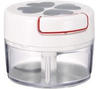XIUNYIE Prensa de Ajos Picadora Manual de Jengibre, Picador de Ajo Portatil de Mano con Cuerda, Triturador Multifuncional para Verduras Nueces Chili Sin Ensudar, C, 9 * 7cm