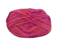 XIUsheUA 5 hebras de Hilo de Lana de algodón Suave y Colorido for Tejer a Crochet, Hilo de fantasía for Tejer a Mano, suéter, Ropa(Color16)