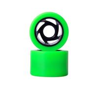 XIUsheUA 8 Piezas de Ruedas de patín de Cuatro Ruedas, Ruedas de patín de Repuesto de Alto Rebote 62x40mm 93A para Parques, Pistas de Patinaje(Green)