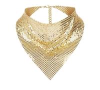XIUsheUA Bufanda con Lentejuelas Brillante Sequined Triangle Scarves
