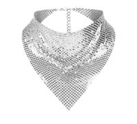 XIUsheUA Bufanda con Lentejuelas Brillante Sequined Triangle Scarves