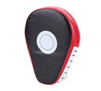 XIUsheUA Guantes Focus 2 Almohadillas de Boxeo Curvas Cuero sintético for Mano(Black Red)