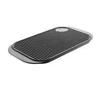 XIUsheUA Placa de hierro para filetes Parrilla rectangular de hierro fundido engrosada y agrandada for barbacoa, sartén for teppanyaki