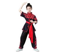 XIUsheUA Uniforme de kungfú Wushu Ropa de Kung Fu Traje de Artes Marciales Wing Chun Shaolin Estampado de Flores Ejercicio Kungfu para Tai Chi, Artes Marciales(Color2,110)