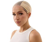 Xiushumyi Gorra de encaje para mujer, tapa de agarre antideslizante que hace que tus pelucas no tengan pegamento, gorras de peluca con banda de terciopelo ajustable integrada para mantener las pelucas