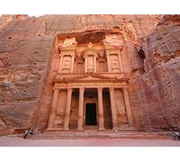 XiuTaiLtd Adulto Jigsaw Puzzle Ciudad Arqueológica Petra Patrimonio De La Humanidad Jordan 1000 Piezas