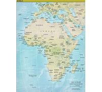 XiuTaiLtd Puzzle Mapa De África 1000 Piezas, 75X50Cm, Regalos Navideños para Amigos