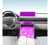 XIUXIYING Película protectora transparente de TPU para consola central interior de coche, antiarañazos, pantalla LCD PPF, para Genesis GV80 2022-2024