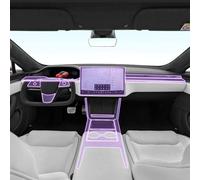 XIUXIYING Película protectora transparente de TPU para consola central interior de coche, antiarañazos, pantalla LCD, para Tesla Model S 2021-2023