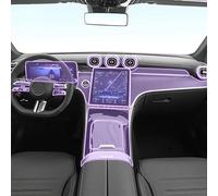 XIUXIYING Película protectora transparente de TPU para consola central interior de coche, antiarañazos, pantalla LCD, para Mercedes-Benz GLC W254 2023-2025